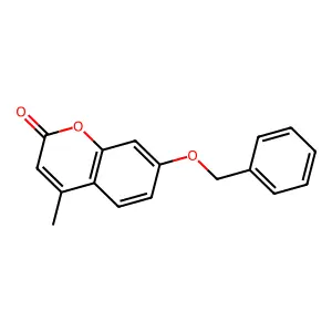 7-Benzyloxy-4-methylcoumarin structure