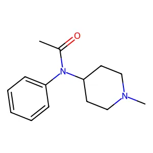 N-(1-methylpiperidin-4-yl)-N-phenylacetamide structure