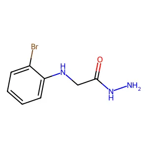 2-(2-溴苯氨基)乙酰肼 structure