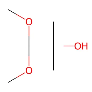 3,3-Dimethoxy-2-methylbutan-2-ol structure