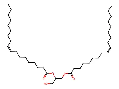 (Z)-3-羟基丙烷-1,2-二基二油酸酯 structure