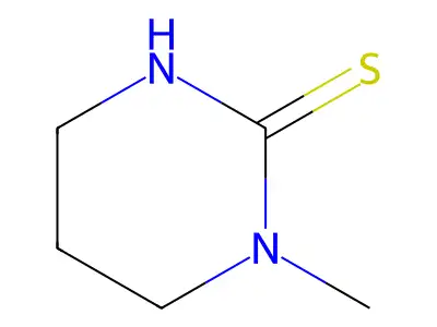 2(1H)-Pyrimidinethione, tetrahydro-1-methyl- structure