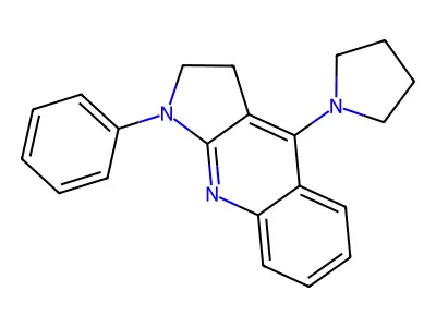 1-{1-phenyl-1H,2H,3H-pyrrolo[2,3-b]quinolin-4-yl}pyrrolidine structure