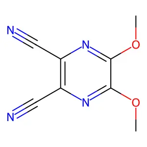 5,6-Dimethoxypyrazine-2,3-dicarbonitrile structure