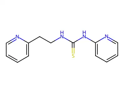 1-(2-Pyridyl)-3-[2-(2-pyridyl)ethyl]thiourea structure