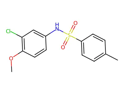 N-(3-Chloro-4-methoxyphenyl)-4-methylbenzenesulfonamide structure