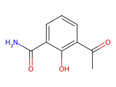 3-Acetyl-2-hydroxybenzamide structure