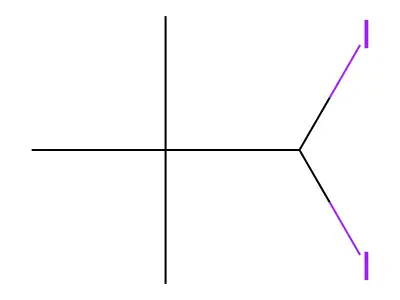 1,1-Diiodo-2,2-dimethylpropane structure