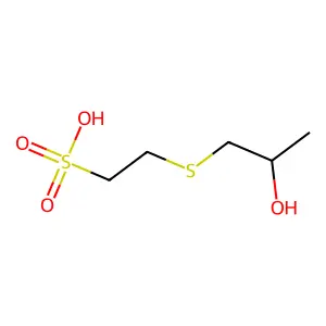 (S)-2-hydroxypropyl-CoM structure