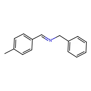 (p-Methylbenzylidene)-benzyl-amine structure