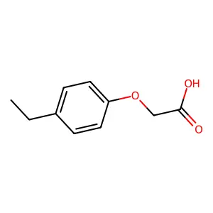 (4-乙基苯氧基)乙酸 structure