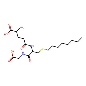 S-Octylglutathione structure
