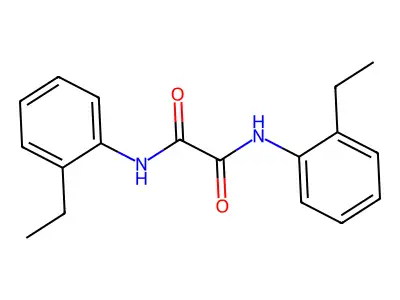 Ethanediamide, N,N'-bis(2-ethylphenyl)- structure