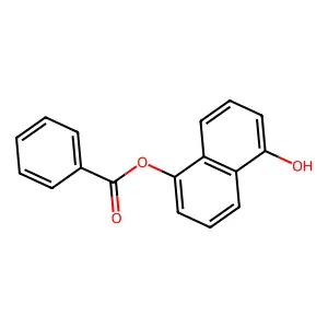 5-Hydroxy-1-naphthyl benzoate structure