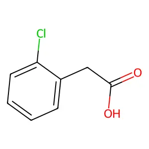 邻氯苯乙酸 structure