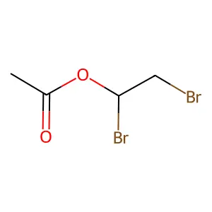 Ethanol, 1,2-dibromo-, 1-acetate structure