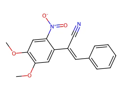 2-(4,5-Dimethoxy-2-nitrophenyl)-3-phenylprop-2-enenitrile structure