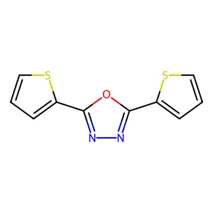 2,5-Dithiophen-2-yl-1,3,4-oxadiazole structure