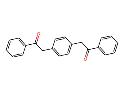 2,2'-(1,4-Phenylene)bis[1-phenylethanone] structure