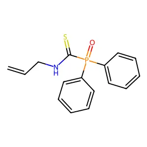 N-allyloxo(diphenyl)phosphoranecarbothioamide structure