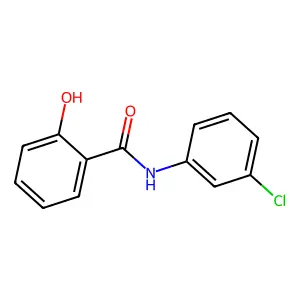 N-(3-chlorophenyl)-2-hydroxybenzamide structure
