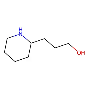 2-Piperidinepropanol structure