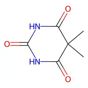 5,5-Dimethyl-2,4,6(1H,3H,5H)-pyrimidinetrione structure