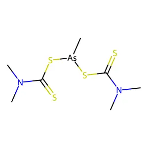 福美甲胂 structure