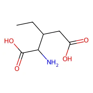 2-Amino-3-ethylpentanedioic acid structure
