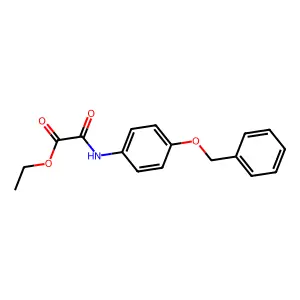 ethyl {[4-(benzyloxy)phenyl]amino}(oxo)acetate structure