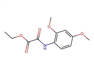 Ethyl 2-((2,4-dimethoxyphenyl)amino)-2-oxoacetate structure