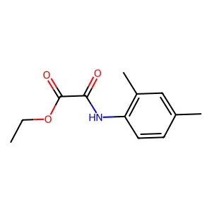 Ethyl [(2,4-dimethylphenyl)carbamoyl]formate structure
