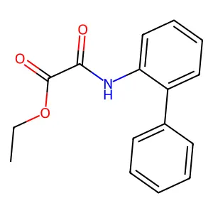 ethyl N-biphenyl-2-yloxamate structure