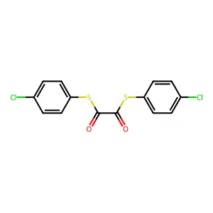 Bis(4-chlorothiophenyl)oxalate structure