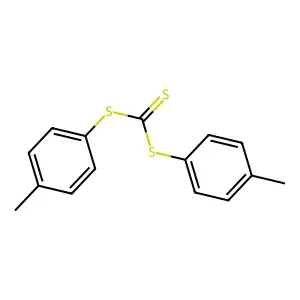 Carbonotrithioic acid, bis(4-methylphenyl) ester structure