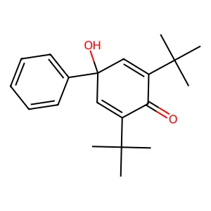 2,6-Ditert-butyl-4-hydroxy-4-phenylcyclohexa-2,5-dien-1-one structure