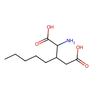3-(2-Methylpropyl)glutamic acid structure