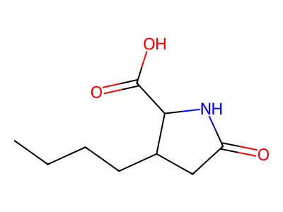 5-Oxo-3-propan-2-ylproline structure