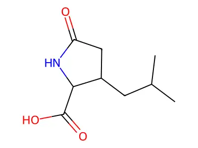 3-Butyl-5-oxopyrrolidine-2-carboxylic acid structure