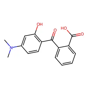 2-(4-Dimethylamino-2-hydroxy-benzoyl)-benzoic acid structure