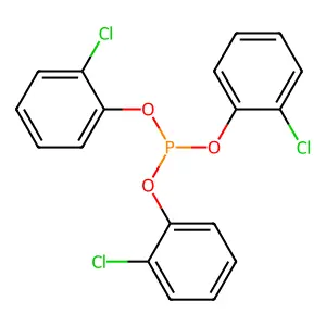 Phosphorous acid, tris(2-chlorophenyl) ester structure