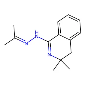 3,3-dimethyl-N-(propan-2-ylideneamino)-4H-isoquinolin-1-amine structure