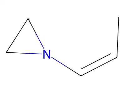 Propenyl aziridine structure