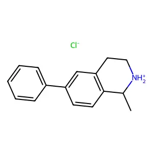 1-Methyl-6-phenyl-1,2,3,4-tetrahydroisoquinoline--hydrogen chloride (1/1) structure