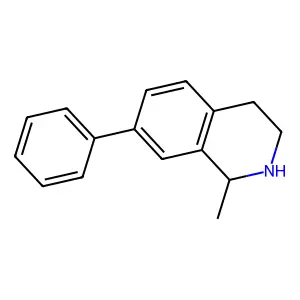 1-Methyl-7-phenyl-1,2,3,4-tetrahydroisoquinoline structure