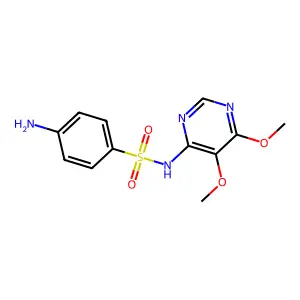 磺胺多辛 structure