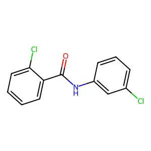 2-chloro-N-(3-chlorophenyl)benzamide structure