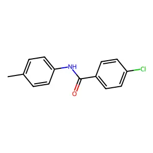4-chloro-N-(4-methylphenyl)benzamide structure