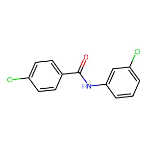 4-chloro-N-(3-chlorophenyl)benzamide structure