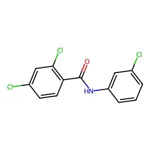 2,4-dichloro-N-(3-chlorophenyl)benzamide structure